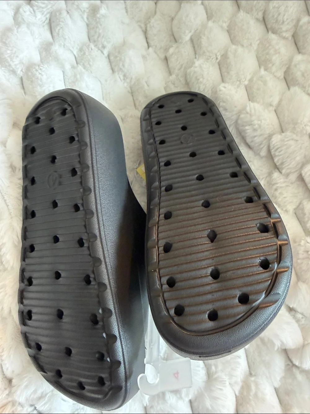 art class Black Double-Buckle Slide Sandals for Kids